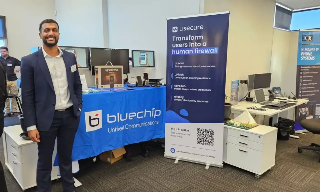 Bluechip Infotech stand at Elite Open Day 2026 Hamilton