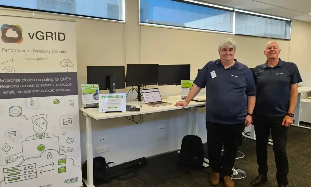 vGRID rural broadband stand at Elite Open Day 2026 Hamilton