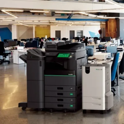 Toshiba office copier with finisher